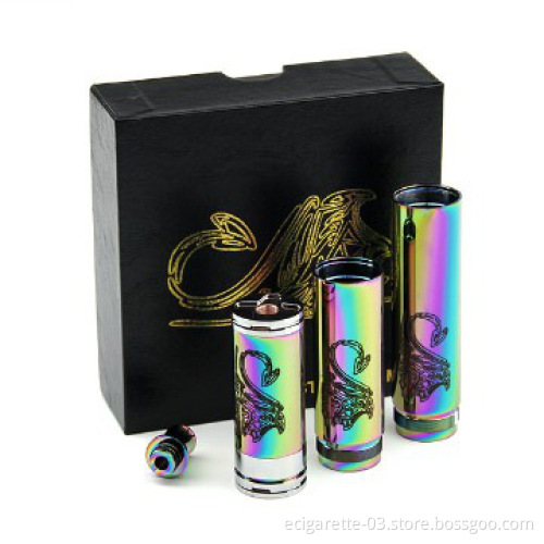 factory price black copper rainbow stingray 18650/26650 mechanical mod